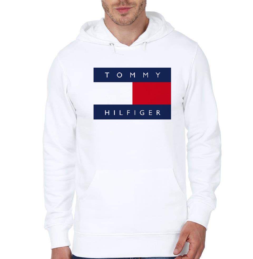 Tommy Hilfiger Logo Hoodie T-Shirts, Sweatshirt | PureTeeCo.com