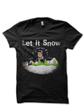 Tony Montana Let It Snow Black T-Shirt Hoodie, Sweatshirt | PureTeeCo.com