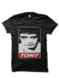 Tony Montana Black T-Shirt Style002 Hoodie, Sweatshirt | PureTeeCo.com