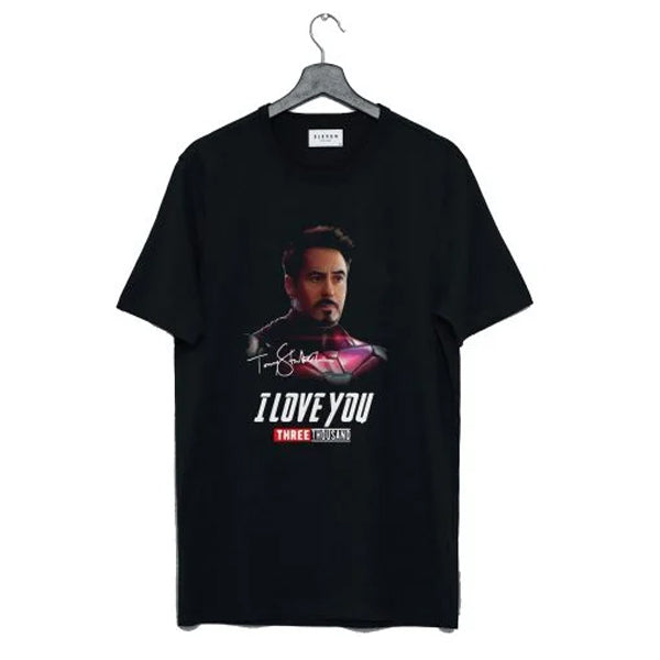 Tony Stark I Love You Three Thousand T Shirt Hoodie, Sweatshirt | PureTeeCo.com