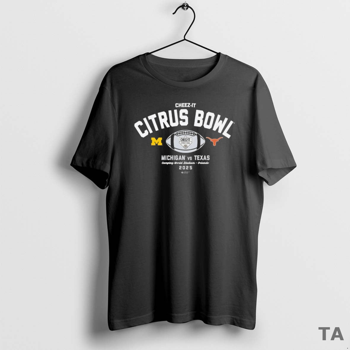 Top 2025 Cheez It Citrus Bowl Michigan Wolverines Vs Texas Longhorns Logo T Shirt Sweater Hoodie, Sweatshirt | PureTeeCo.com