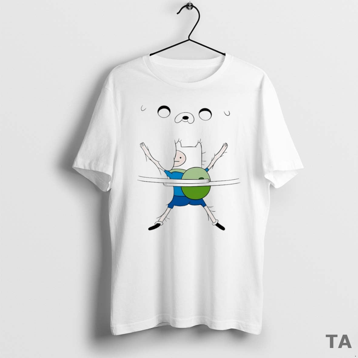 Top Adventure Time Bro Hug Circle T Shirt Sweater Hoodie, Sweatshirt | PureTeeCo.com
