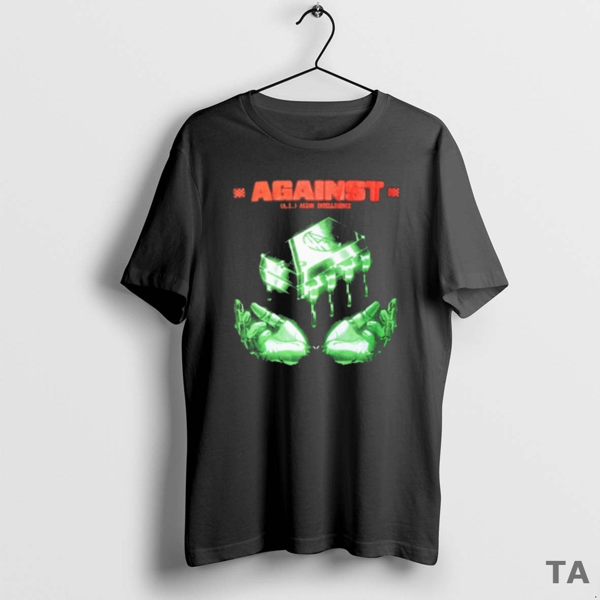 Top Against Lab Ai Asian Intelligence Chip T Shirt Sweater Hoodie, Sweatshirt | PureTeeCo.com