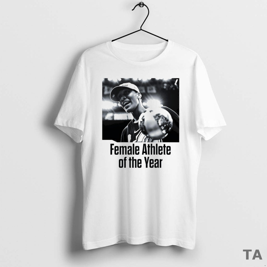 Top Aja Wilson 2025 Sporting News Female Athlete Of The Year T Shirt Sweater Hoodie, Sweatshirt | PureTeeCo.com