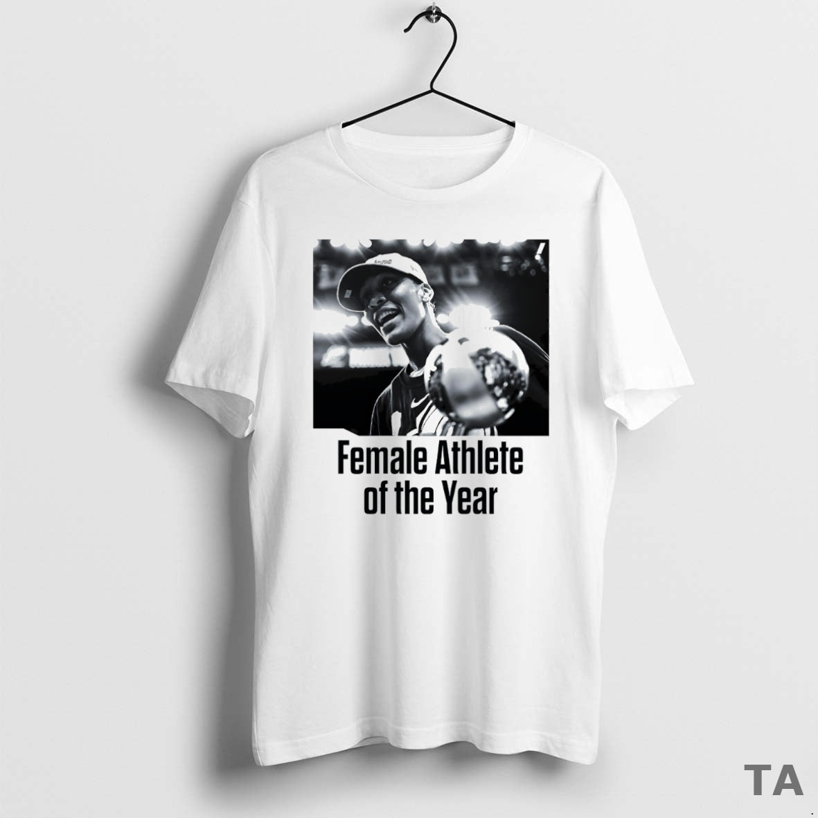 Top Aja Wilson 2025 Sporting News Female Athlete Of The Year T Shirt Sweater Hoodie, Sweatshirt | PureTeeCo.com