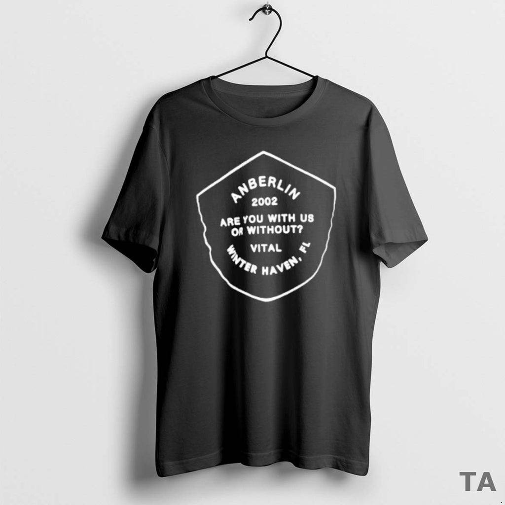 Top Anberlin 2002 Are You With Us Or Without Vital Winter Haven Fl Us Tour T-Shirts, Hoodie, Sweatshirt | PureTeeCo.com