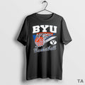 Top Byu Cougars Basketball Net Retro Swish T Shirt Sweater Hoodie, Sweatshirt | PureTeeCo.com