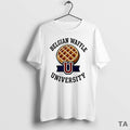 Top Belgian Waffle University Logo Circle T Shirt Sweater Hoodie, Sweatshirt | PureTeeCo.com