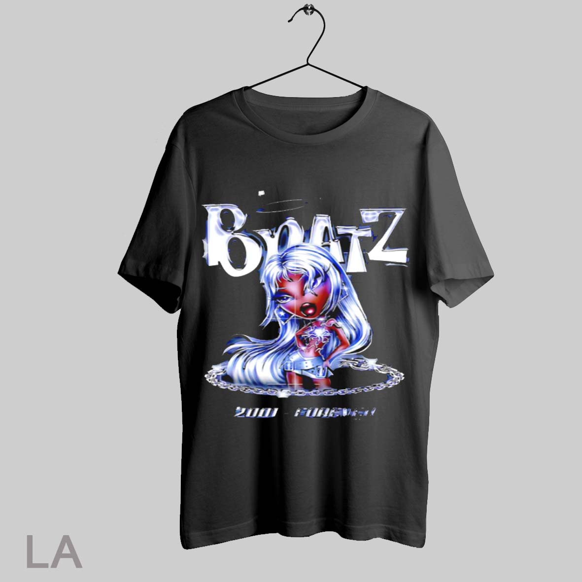 Top Bratz 2001 Forever Felicia Silver Chains T Shirt Sweatshirt Hoodie Shirt | PureTeeCo.com