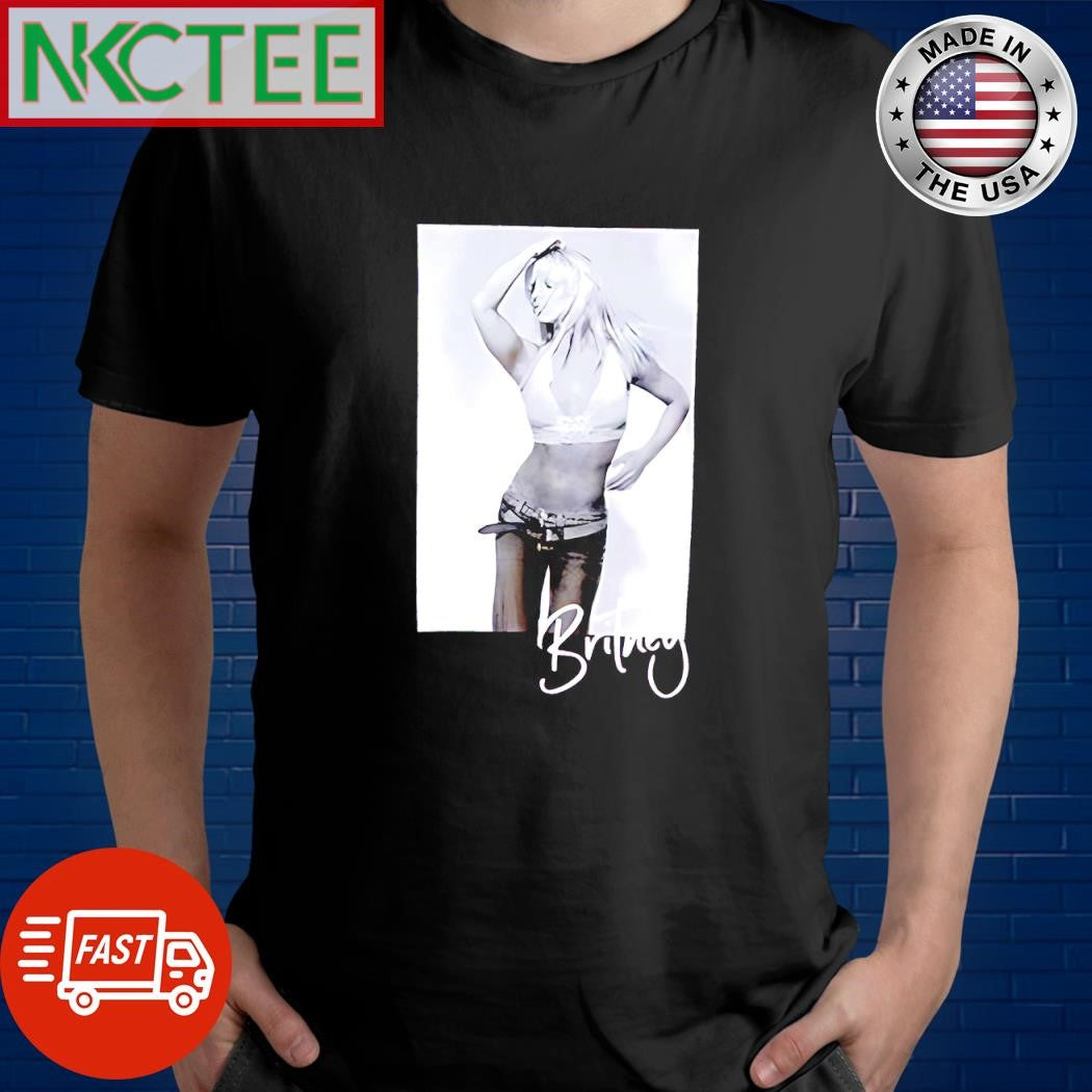 Top Britney Spears skimming shirt