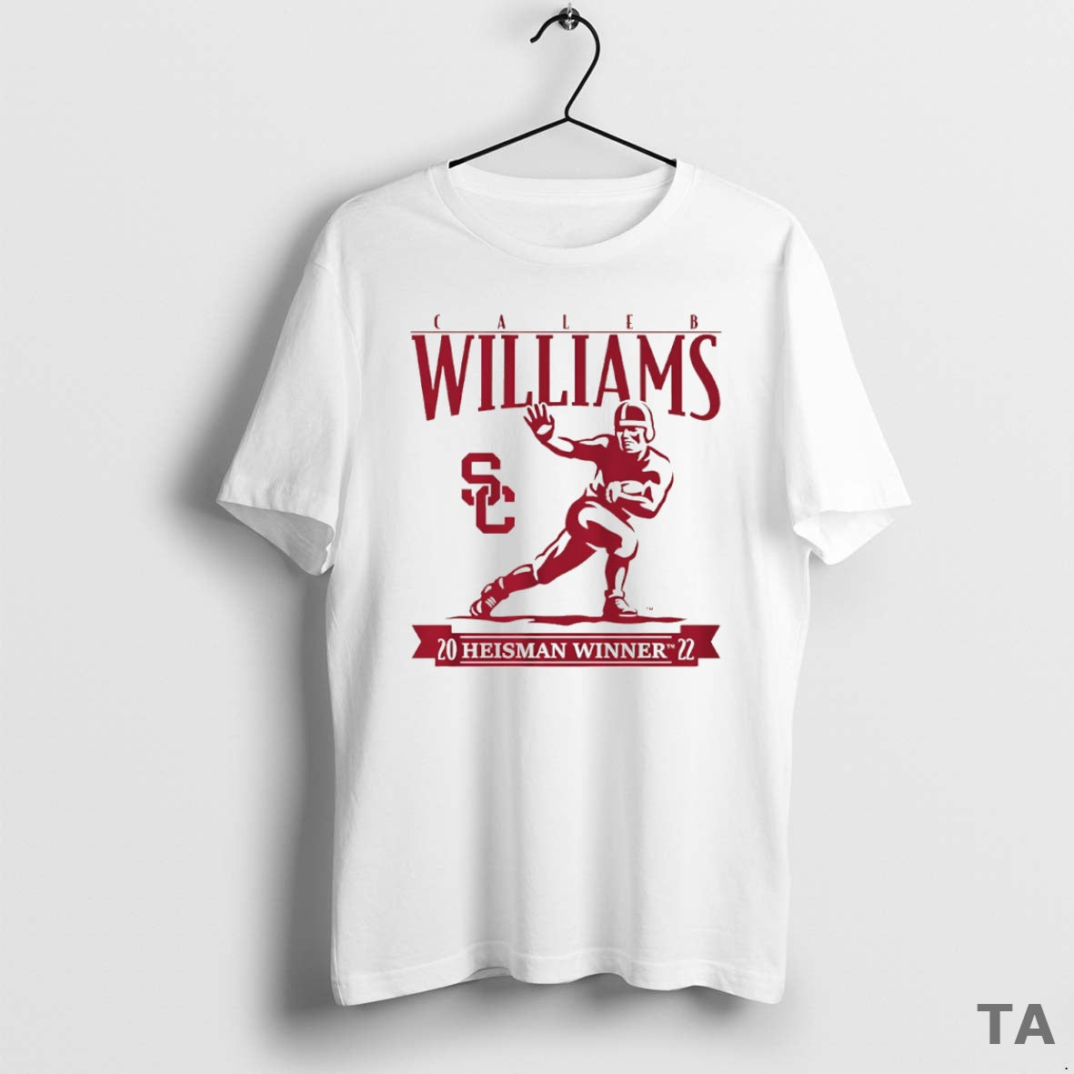 Top Caleb Williams Usc Trojans Football 2022 Heisman Winner Trophy Circle T Shirt Sweater Hoodie, Sweatshirt | PureTeeCo.com