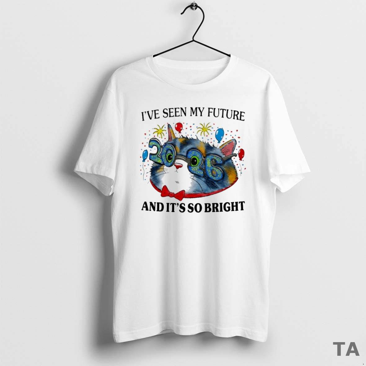 Top Cat Ive Seen My Future 2026 And Its So Bright Circle T Shirt Sweater Hoodie, Sweatshirt | PureTeeCo.com