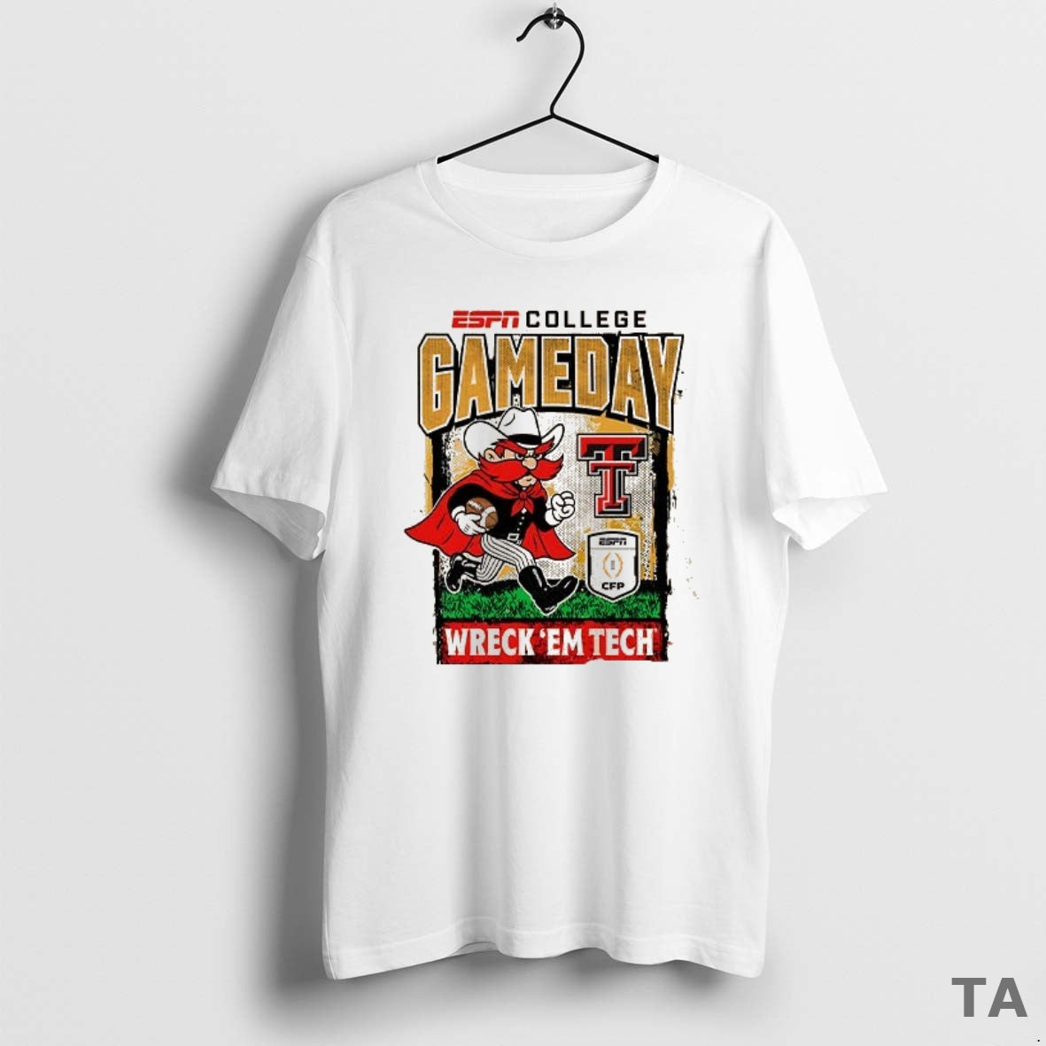 Top College Gameday 2025 2026 Cfp Texas Tech Red Raiders T Shirt Sweater Hoodie, Sweatshirt | PureTeeCo.com