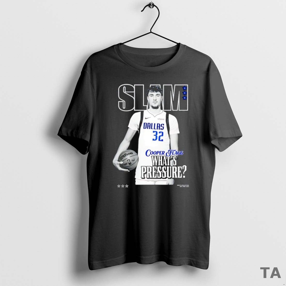 Top Cooper Flagg Dallas Mavericks Nba Whats Pressure Slam T Shirt Sweater Hoodie, Sweatshirt | PureTeeCo.com