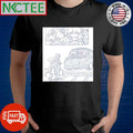 Top Decha and the new car team paint shirt