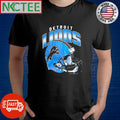 Top Detroit Lions helmet graphic shirt