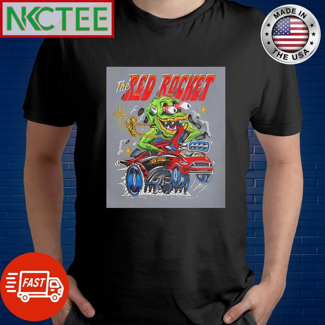 Top Donut The Red Rocket drive car paint shirt