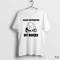 Top Easily Distracted By Rocks Circle T Shirt Sweater Hoodie, Sweatshirt | PureTeeCo.com