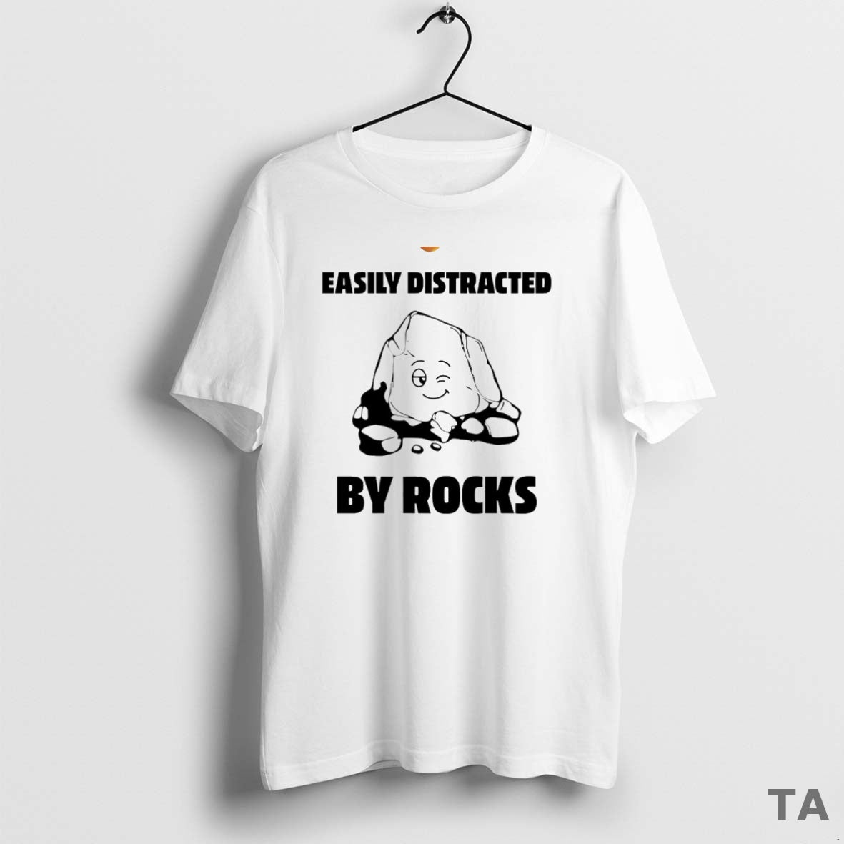 Top Easily Distracted By Rocks Circle T Shirt Sweater Hoodie, Sweatshirt | PureTeeCo.com