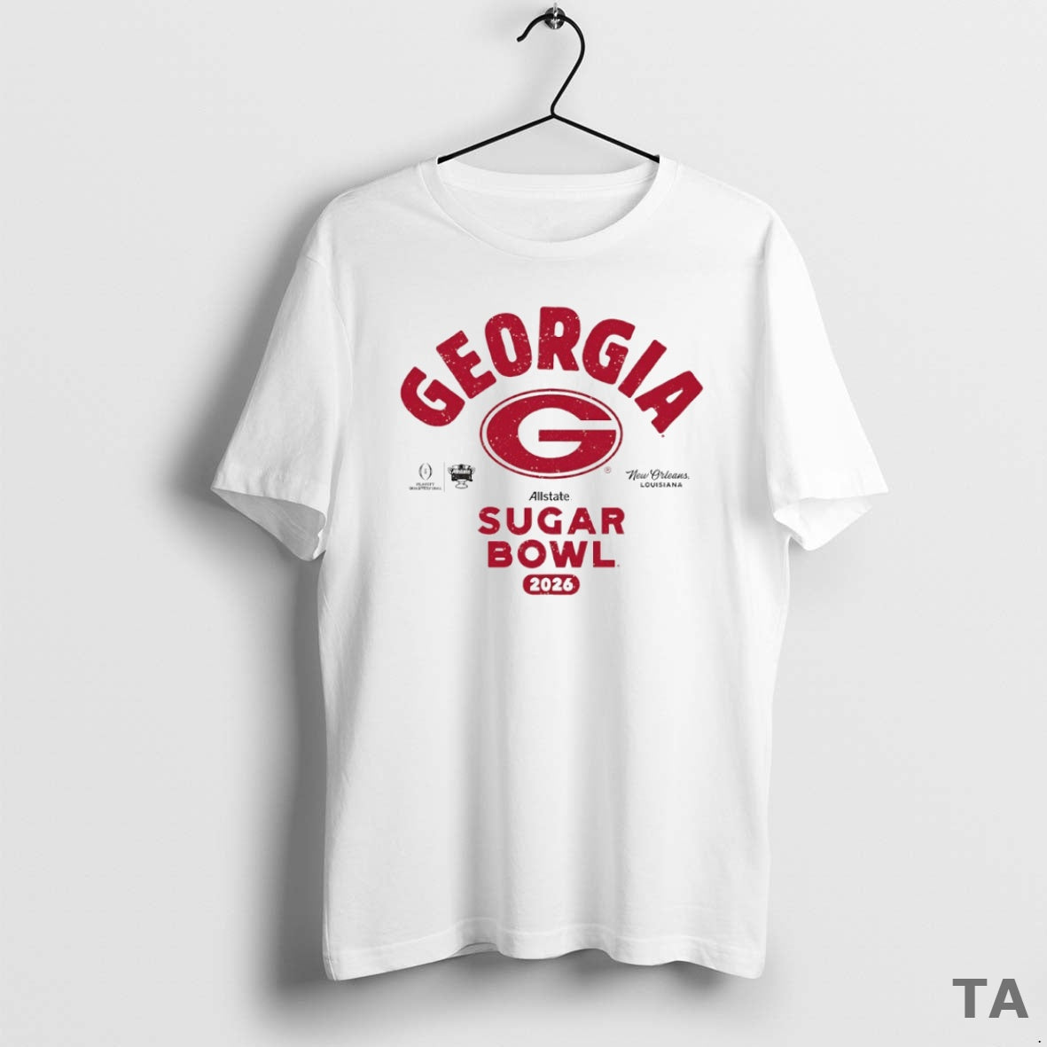 Top Georgia Bulldogs 2026 College Football Playoff Allstate Sugar Bowl Bound Circle T Shirt Sweater Hoodie, Sweatshirt
