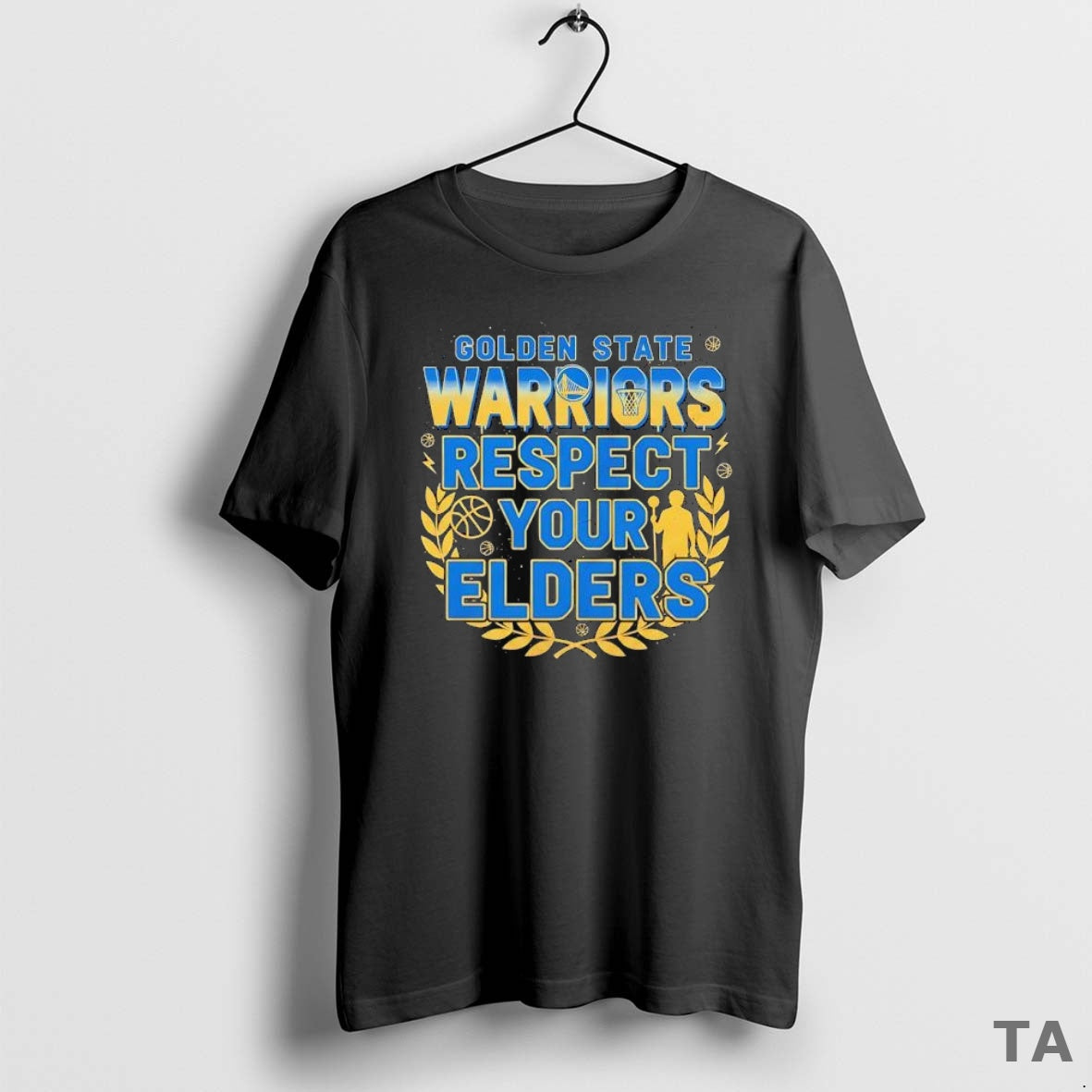 Top Golden State Warriors Respect Your Elders T Shirt Sweater Hoodie, Sweatshirt | PureTeeCo.com