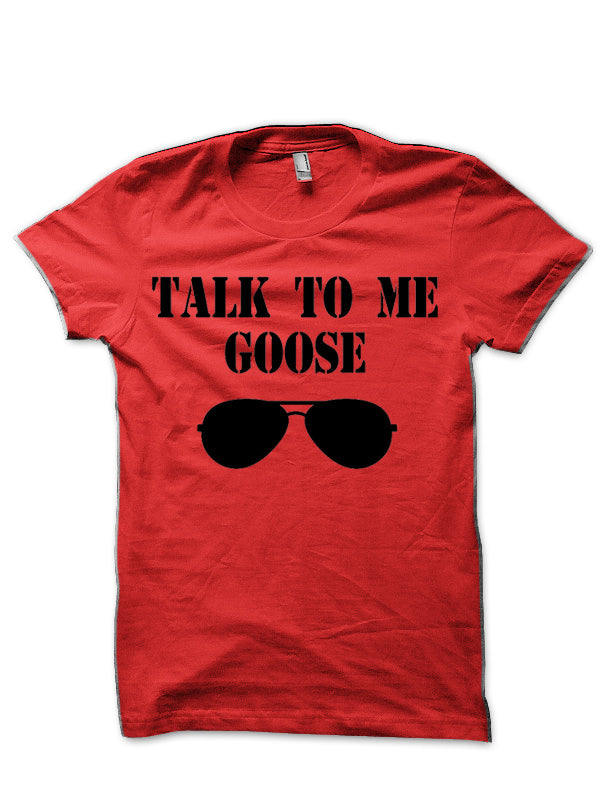 Talk To Me Goose â€“ Top Gun Red T-Shirt Hoodie, Sweatshirt | PureTeeCo.com