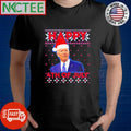 Top Happy 4th of july santa hat Joe Biden Ugly Christmas shirt