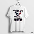 Top Houston Texans Respect Your Elders T Shirt Sweater Hoodie, Sweatshirt | PureTeeCo.com