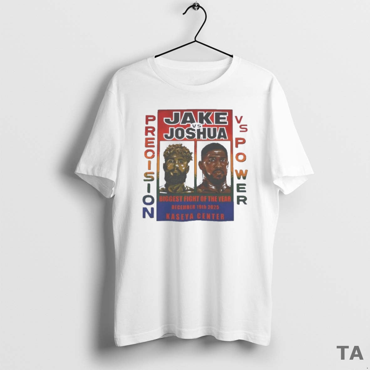 Top Joshua Win Jake Vs Joshua T Shirt Sweater Hoodie, Sweatshirt | PureTeeCo.com