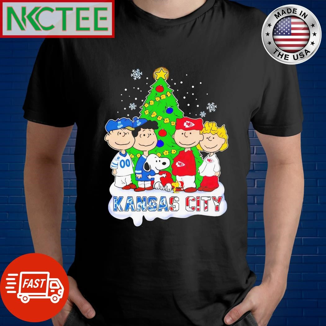 Top Kansas City Chiefs x Kansas City Royals Merry Christmas T-Shirt