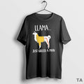 Top Llama Just Killed A Man Cute T Shirt Sweater Hoodie, Sweatshirt | PureTeeCo.com