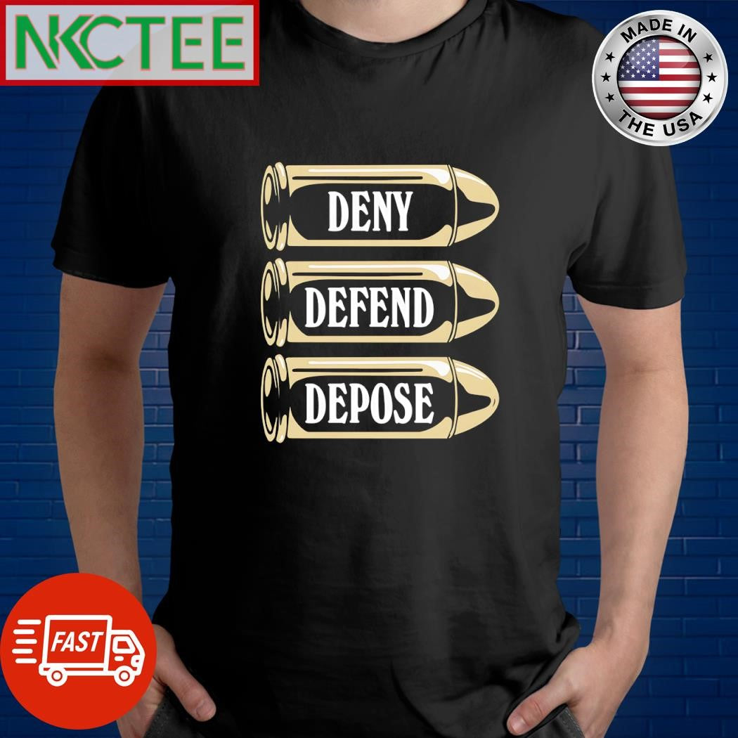 Top Luigi Nicholas Deny Defend Depose shirt