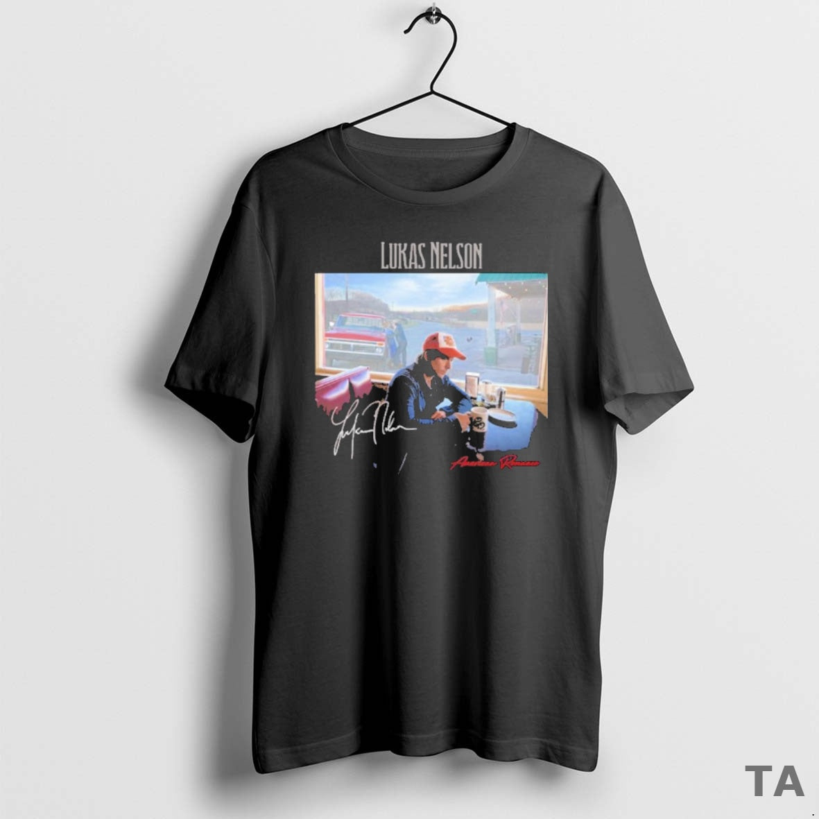 Top Lukas Nelson American Romance Vinyl T Shirt Sweater Hoodie, Sweatshirt | PureTeeCo.com