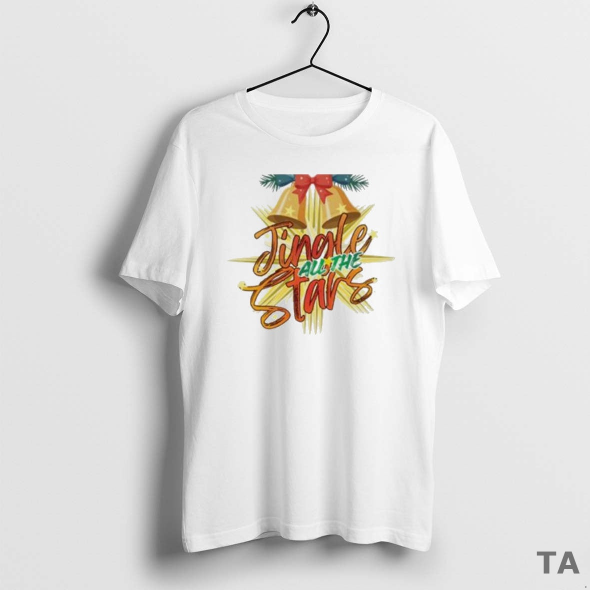 Top Marie Shadows Jingle All The Stars Christmas Bell T Shirt Sweater Hoodie, Sweatshirt | PureTeeCo.com
