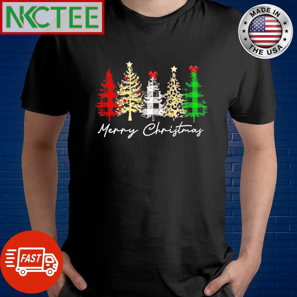 Top Merry Christmas trees shirt
