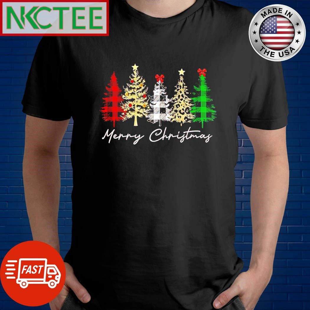 Top Merry Christmas trees shirt