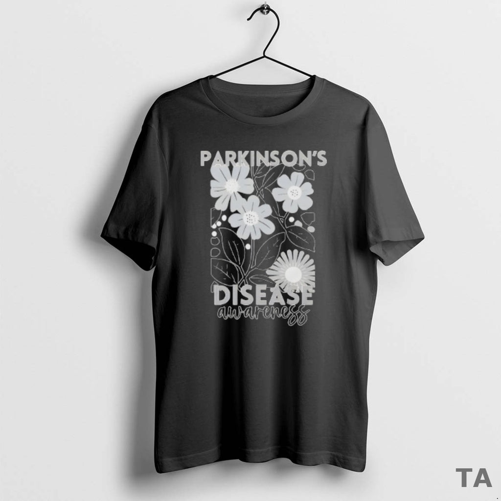 Top My God Is Stronger Than Parkinsons Disease Awareness Flower T Shirt Sweater Hoodie, Sweatshirt | PureTeeCo.com
