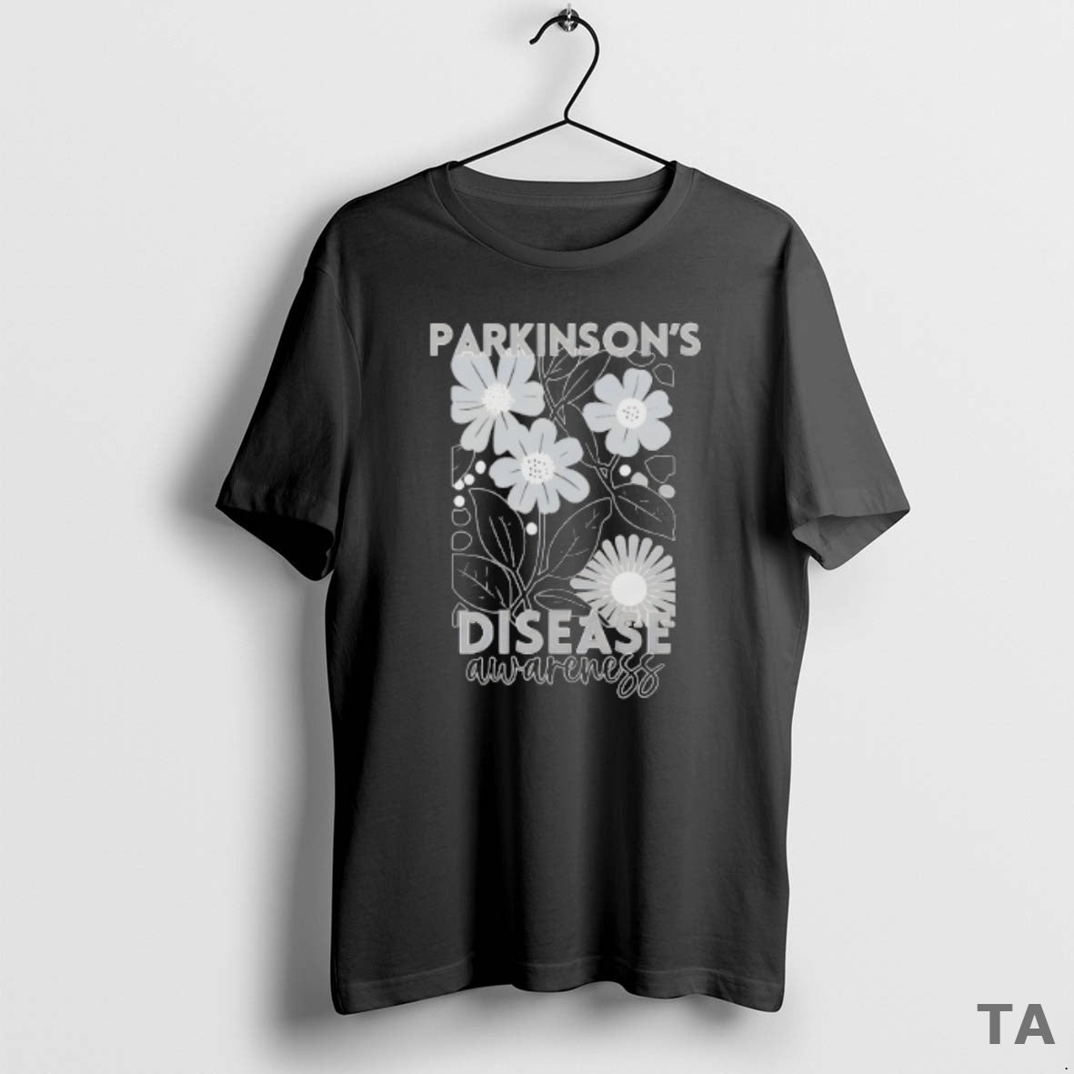 Top My God Is Stronger Than Parkinsons Disease Awareness Flower T Shirt Sweater Hoodie, Sweatshirt | PureTeeCo.com