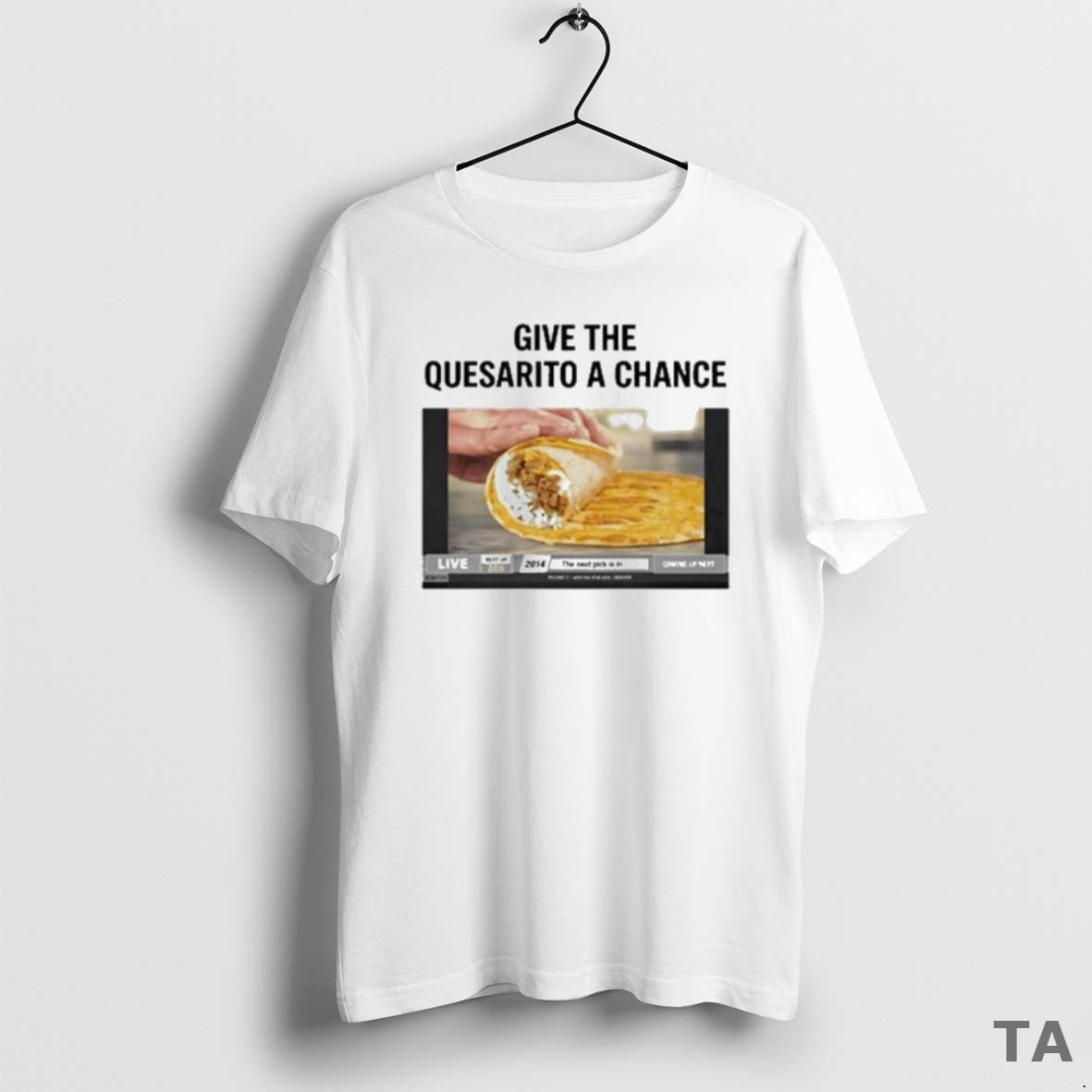 Top Nikola Jokic Give The Quesarito A Chance Denver Nuggets Taco Bell T Shirt Sweater Hoodie, Sweatshirt | PureTeeCo.com