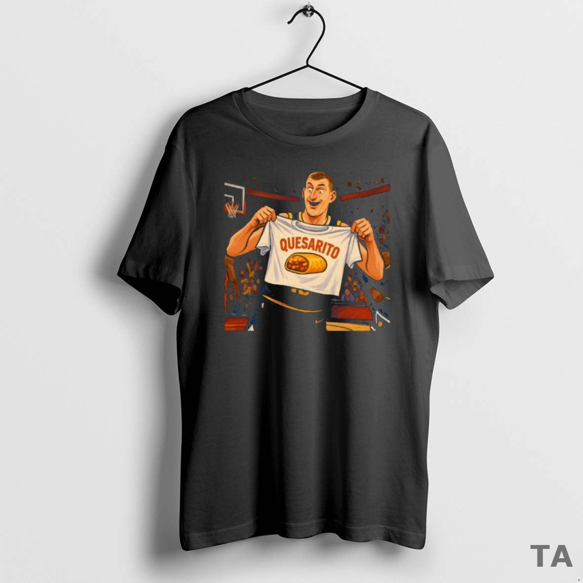 Top Nikola Jokic With Quesarito T Shirt Sweater Hoodie, Sweatshirt | PureTeeCo.com