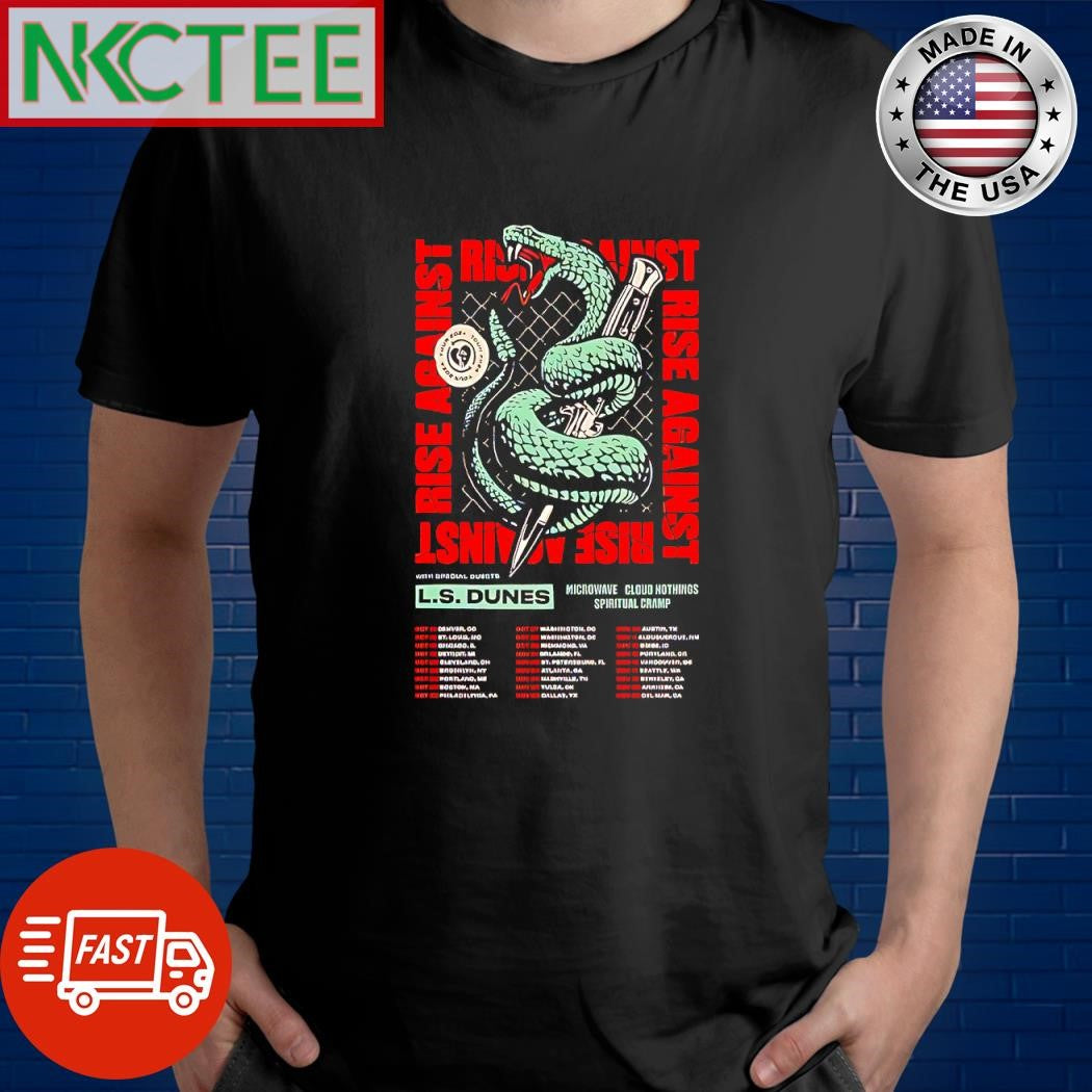 Top Rise Against Fall 2024 Tour snake shirt