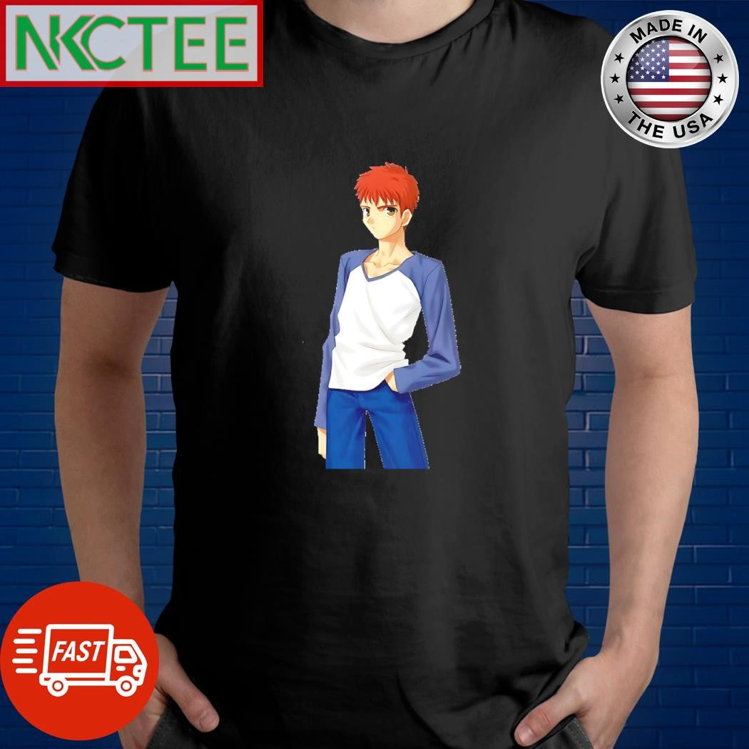 Top Shirou Emiya paint shirt