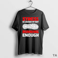 Top Stress Is Caused By Not Running Enough T Shirt Sweater Hoodie, Sweatshirt | PureTeeCo.com