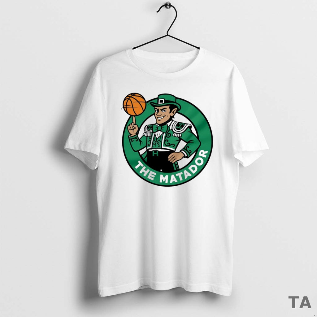 Top The Matador Boston Celtics Basketball Circle T Shirt Sweater Hoodie, Sweatshirt | PureTeeCo.com