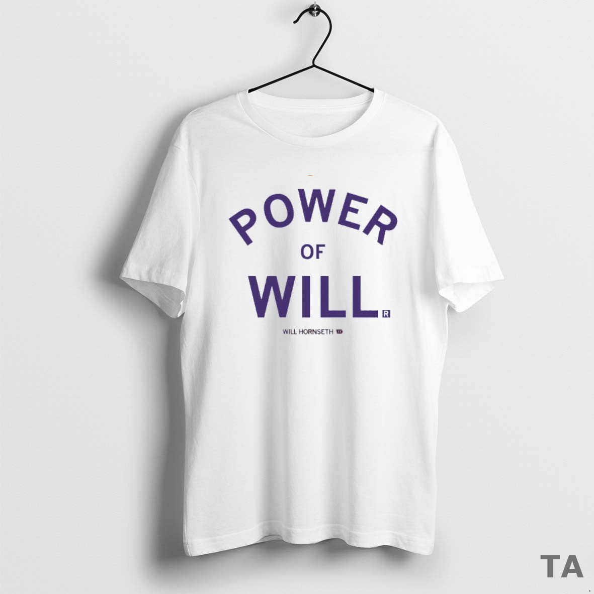Top Will Hornseth Power Of Will Circle T Shirt Sweater Hoodie, Sweatshirt | PureTeeCo.com