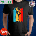Top Yoga Silhouette retro shirt