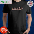 Top ca ma ra de rie shirt