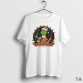 Top Grinch Santa Orange Theory Make Me Happy You Not So Much Christmas Lights T-Shirts, Hoodie, Sweatshirt | PureTeeCo.com