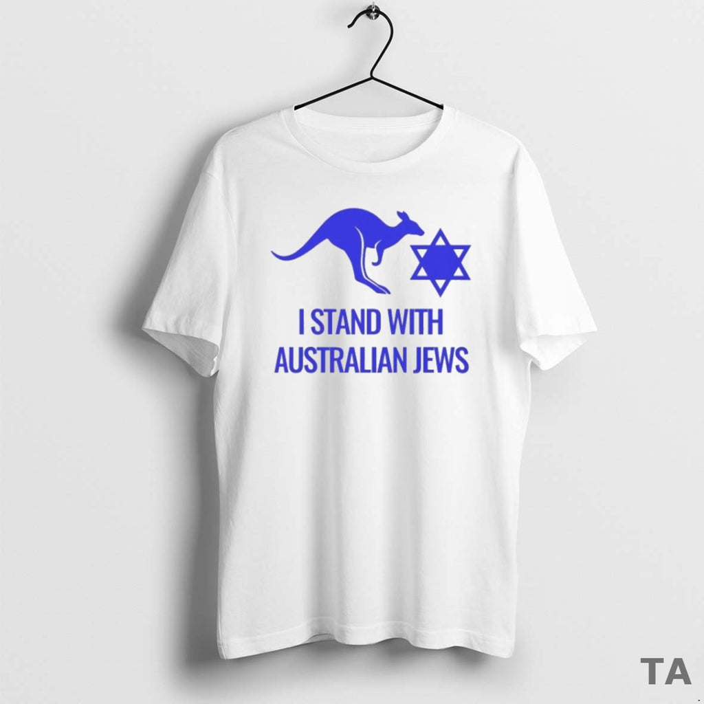 Top I Stand With Australian Jews T Shirt Sweater Hoodie, Sweatshirt | PureTeeCo.com
