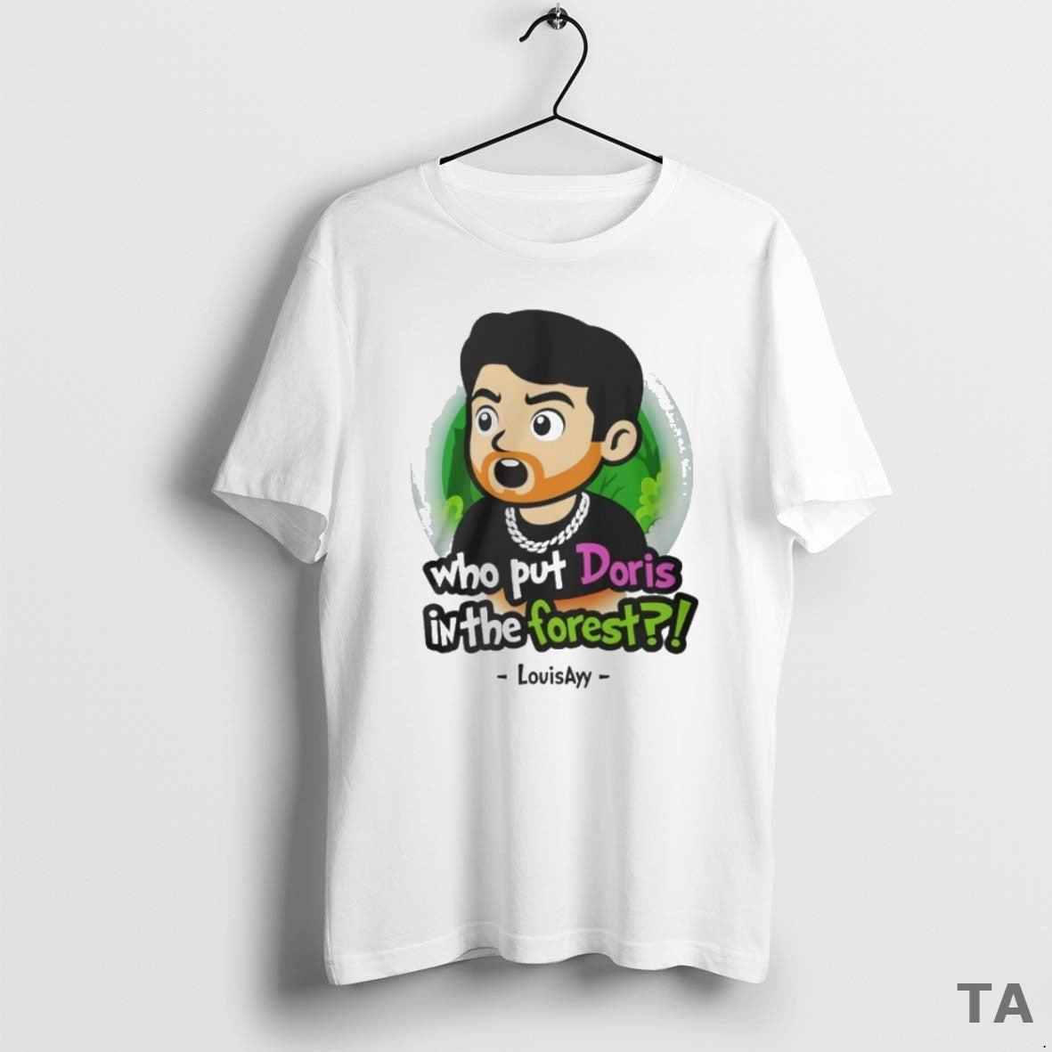 Top Louisayy Who Put Doris In The Forest T Shirt Sweater Hoodie, Sweatshirt | PureTeeCo.com